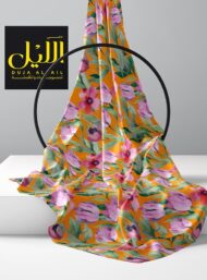 Petal flower style with pink,green colors - Image 2