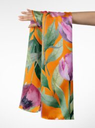 Petal flower style with pink,green colors - Image 3