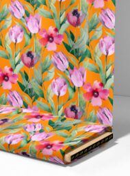 Petal flower style with pink,green colors - Image 4