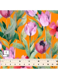 Petal flower style with pink,green colors - Image 5