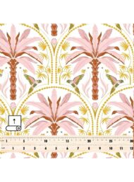 Palm flower style with pink,brown colors - Image 5