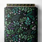 Flower nature style with green, white colors