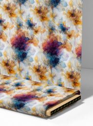 Bloom flower style with orange,blue colors - Image 4