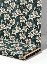 Petal flower style with white,green colors - Image 4