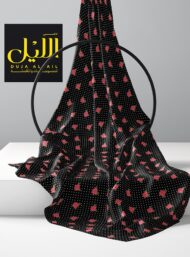 Rose flower style with pink,black colors - Image 2