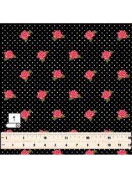 Rose flower style with pink,black colors - Image 5