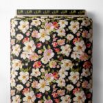 Bloom flower style with pink,white colors