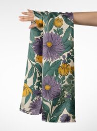 Petal flower style with yellow, green colors - Image 3