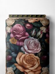 Rose flower style with pink,grey colors
