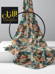 Petal flower style with blue,white colors - Image 2