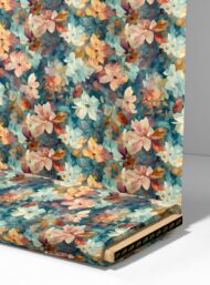 Petal flower style with blue,white colors - Image 4