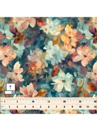 Petal flower style with blue,white colors - Image 5