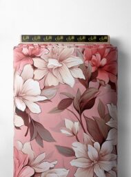 Petal flower style with pink,white colors