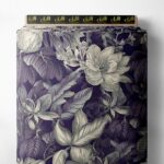 Leaf flower style with grey,green colors