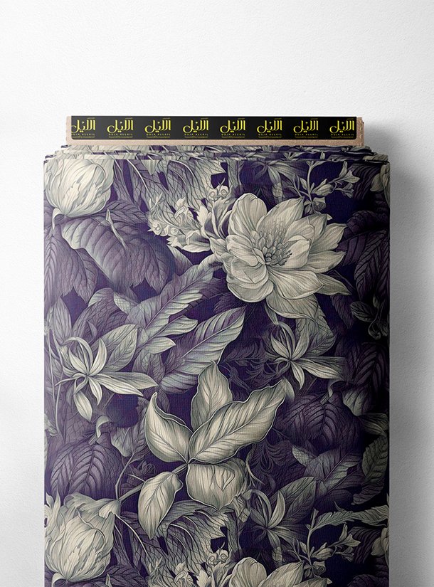 LAI01-1198_1-1.jpg Leaf flower style with grey,green colors - Image 1