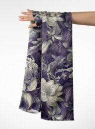 Leaf flower style with grey,green colors - Image 3