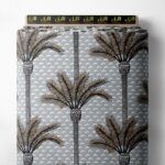 Palm nature style with brown,grey colors