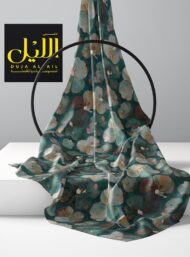 Petal flower style with white,green colors - Image 2