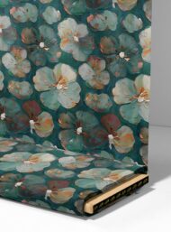 Petal flower style with white,green colors - Image 4