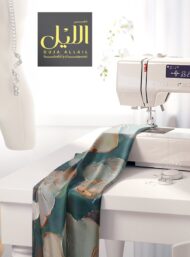 Petal flower style with white,green colors - Image 7