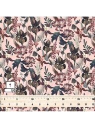 Leaf flower style with pink,green colors - Image 5