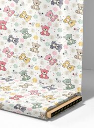 Bear animal style with pink,green colors - Image 4