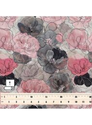 Petal flower style with pink,grey colors - Image 5