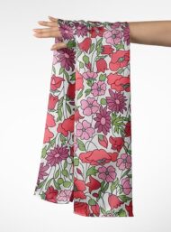 Bloom flower style with red,pink colors - Image 3