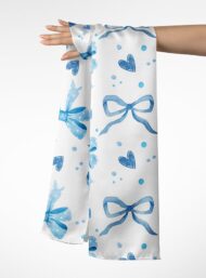 Bow others style with blue, white colors - Image 3