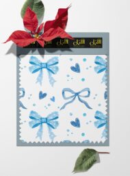 Bow others style with blue, white colors - Image 6