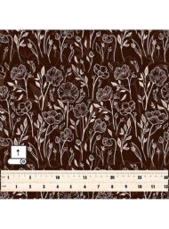 Leaf flower style with brown, white colors - Image 5