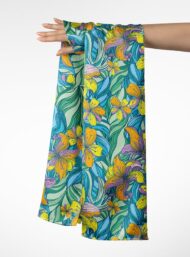 Bloom flower style with yellow,blue colors - Image 3