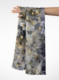 Bloom flower style with grey,white colors - Image 3