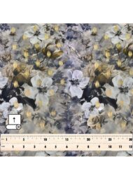 Bloom flower style with grey,white colors - Image 5