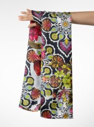 Bloom flower style with red,green colors - Image 3