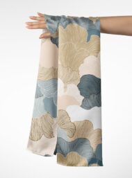 Petal flower style with grey,brown colors - Image 3