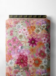 Petal flower style with pink,white colors