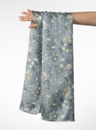 Leaf flower style with blue,white colors - Image 3