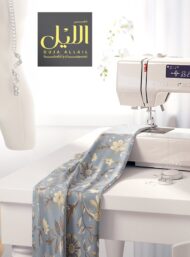 Leaf flower style with blue,white colors - Image 7