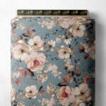 Bloom flower style with pink,brown colors