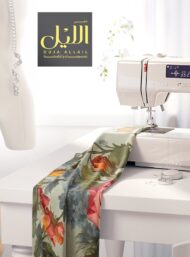 Rose flower style with pink,green colors - Image 7