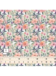 Leaf flower style with pink,green colors - Image 5