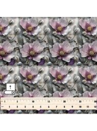 Petal flower style with grey,pink colors - Image 5