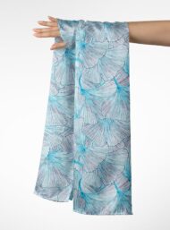 Flower nature style with blue,white colors - Image 3