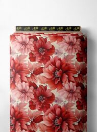 Petal flower style with red,pink colors