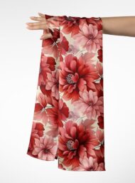 Petal flower style with red,pink colors - Image 3