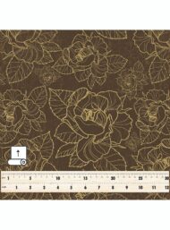 Rose flower style with brown, yellow colors - Image 5