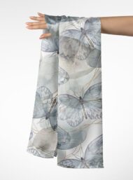 Butterfly nature style with grey,white colors - Image 3