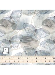 Butterfly nature style with grey,white colors - Image 5