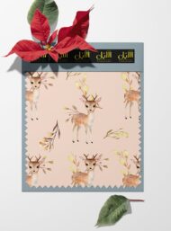 Deer animal style with brown,pink colors - Image 6